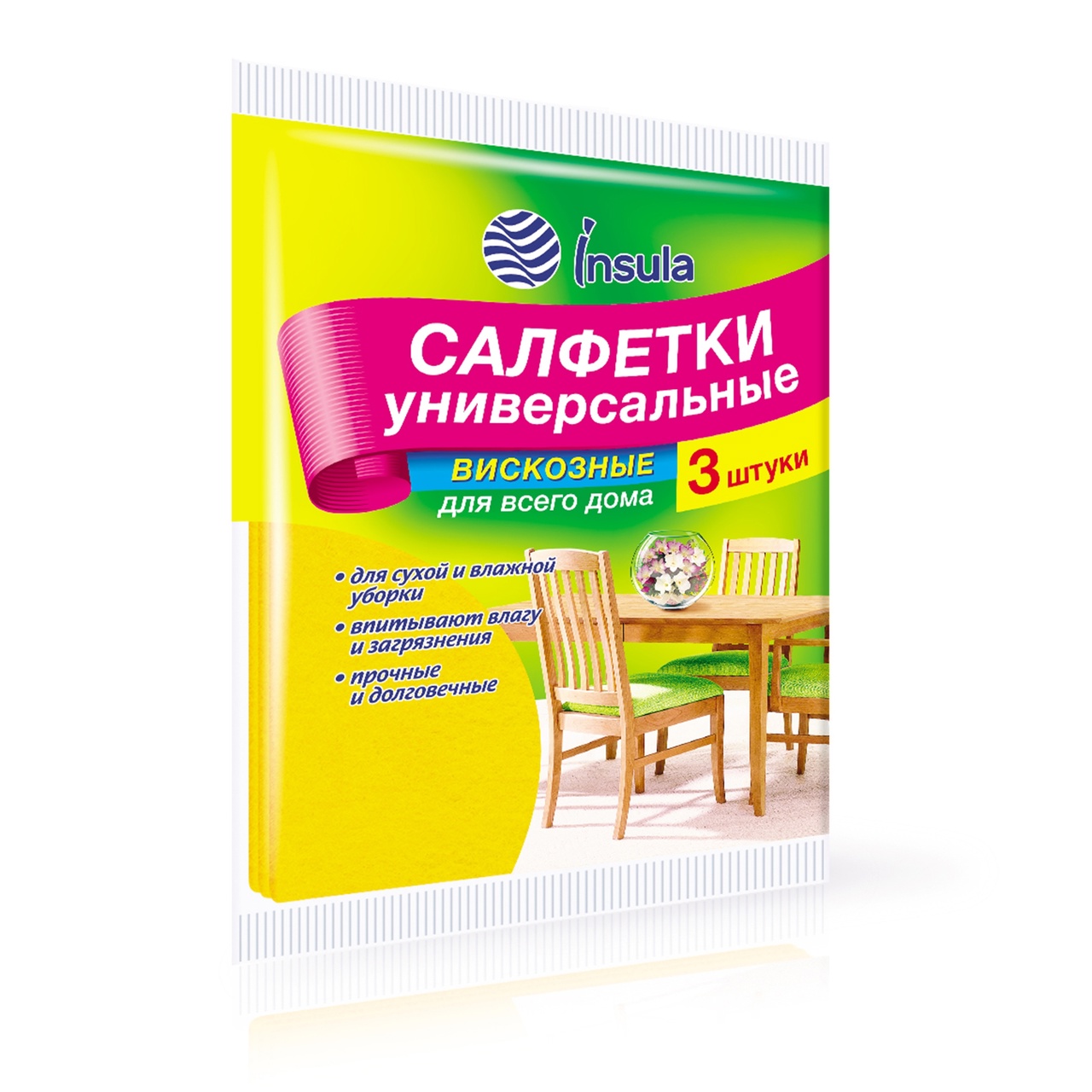 INSULA Салфетки универсальные 3 штуки