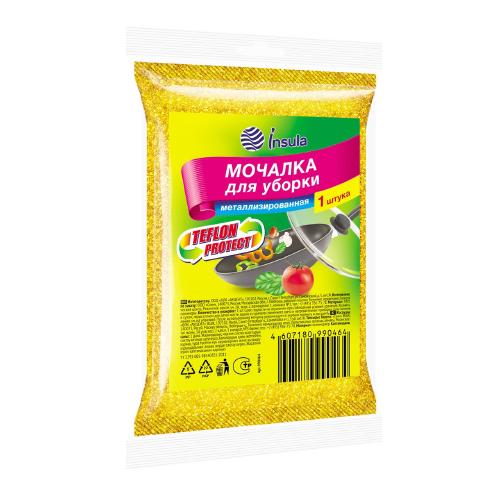 INSULA Мочалка для уборки металлизированная, 1 штука "АРЕС"
